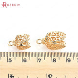 10PCS Brass Bead Caps Tassel Caps Diy Jewelry Findings Earrings Accessories