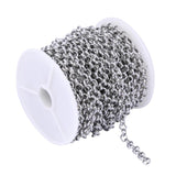 2m Stainless Steel Wide Link Chains for Necklace DIY