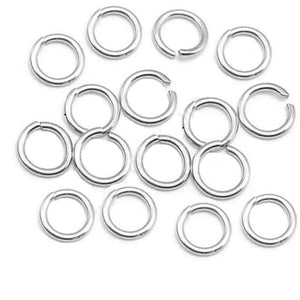 100pcs 3-9mm Jump Rings 925 Split Rings for DIY Jewelry Making