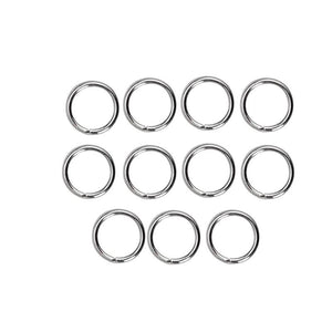 100pcs 3-9mm Jump Rings 925 Split Rings for DIY Jewelry Making