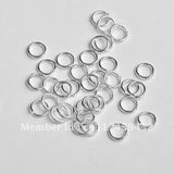 100pcs 3-9mm Jump Rings 925 Split Rings for DIY Jewelry Making