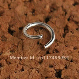 100pcs 3-9mm Jump Rings 925 Split Rings for DIY Jewelry Making