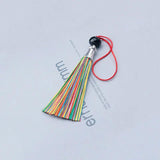 8Pcs 8cm Silk Tassel Charms Pendant for DIY Jewelry Making