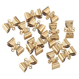 20pcs Stainless Steel Double Hole Bow Earring Charms DIY Jewelry Making