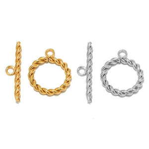 5 Sets Stainless Steel Toggle Clasp DIY Jewelry Making