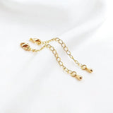 6PCS 14K Brass Extender Chain with Lobster Clasps - DIY Jewelry Making