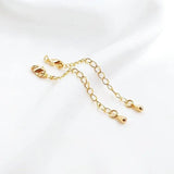 6PCS 14K Brass Extender Chain with Lobster Clasps - DIY Jewelry Making