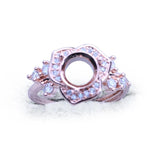 3x3 3x4 4x6 5x7 MM Rose Beeswax Ring Base DIY Jewelry Making