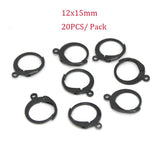 Stainless Steel Hypoallergenic Earring Hooks Findings for DIY Jewelry Making