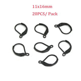 Stainless Steel Hypoallergenic Earring Hooks Findings for DIY Jewelry Making