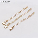 14K/18K Plated Brass Extender Chains DIY Jewelry Accessories