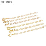 14K/18K Plated Brass Extender Chains DIY Jewelry Accessories