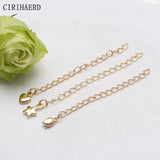 14K/18K Plated Brass Extender Chains DIY Jewelry Accessories