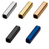 2Pcs Stainless Steel Magnet Clasp for Round Leather Cord Bracelet