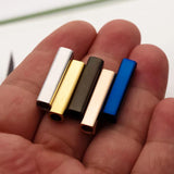 2Pcs Stainless Steel Magnet Clasp for Round Leather Cord Bracelet
