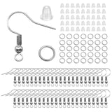 300pcs Earring Making Kit with Hooks, Jump Rings, Backs