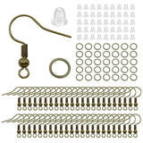 300pcs Earring Making Kit with Hooks, Jump Rings, Backs