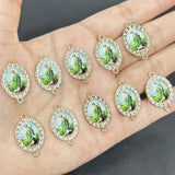 10PCS Saint Jude Our Lady Of Guadalupe Charms for DIY Jewelry Making