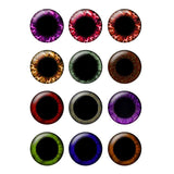 24pcs Blythe Doll Pupil Eyes 14mm Thin Glass Eye DIY Supplies H212