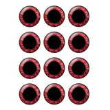 24pcs Blythe Doll Pupil Eyes 14mm Thin Glass Eye DIY Supplies H212