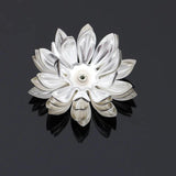 5pcs 30mm Metal Brass Flower Beads Caps Charms DIY Jewelry Making