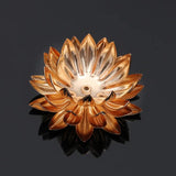 5pcs 30mm Metal Brass Flower Beads Caps Charms DIY Jewelry Making