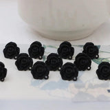 10pcs Flower Earrings Connectors Alloy Stud Earrings Base for Diy Jewelry Making