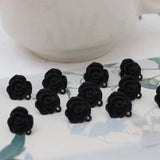 10pcs Flower Earrings Connectors Alloy Stud Earrings Base for Diy Jewelry Making