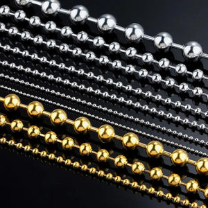 Stainless Steel Ball Chain DIY Jewelry Making 1M