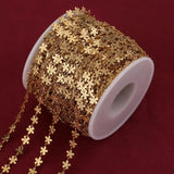 Stainless Steel Flower Chain 18K Gold-Plate DIY Jewelry Making Supplies