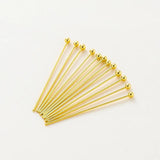100Pcs 16-50mm Eye Flat Head Pins Ball Head Pins Jewelry Findings