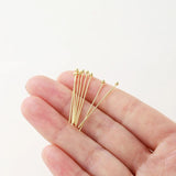 100Pcs 16-50mm Eye Flat Head Pins Ball Head Pins Jewelry Findings
