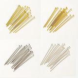 100Pcs 16-50mm Eye Flat Head Pins Ball Head Pins Jewelry Findings
