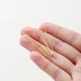 100Pcs 16-50mm Eye Flat Head Pins Ball Head Pins Jewelry Findings