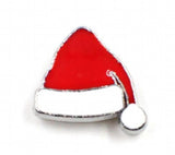 20-50PCS 8MM Santa Claus Hat Slide Charms for DIY Bracelet Keychains