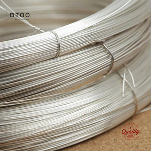 925 Silver Beading Wire One Meter for Jewelry Making