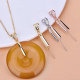 925 Sterling Silver Safety Buckle Pendant for Jewelry DIY