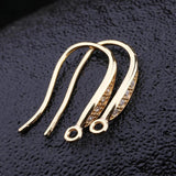 925 Sterling Silver Woman Charm Earrings Hook Inlaid Gem DIY Jewelry Making