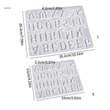 Christmas Gothic Letters Silicone Mold for Keychain Pendant Jewelry