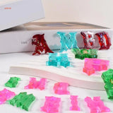 Christmas Gothic Letters Silicone Mold for Keychain Pendant Jewelry