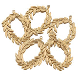 5 Pcs Stainless Steel Wheat Garland Earrings Making Supplies