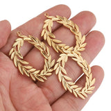 5 Pcs Stainless Steel Wheat Garland Earrings Making Supplies