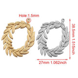 5 Pcs Stainless Steel Wheat Garland Earrings Making Supplies