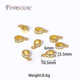 18K Plated Zircon-Set Pendant Bail for DIY Jewelry Making