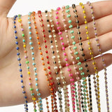 Stainless Steel Wire Wrapped Rosary Chain Beads DIY Jewelry Making