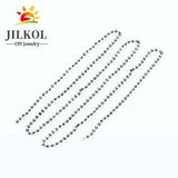 Stainless Steel Wire Wrapped Rosary Chain Beads DIY Jewelry Making
