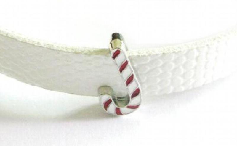 20-50PCS 8MM Xmas Candy Slide Charms for DIY Bracelets