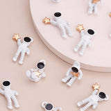 10pcs Girls Sweet Perfume Lollipop Crown Charms for DIY Jewelry