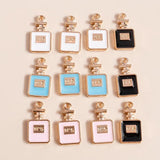 10pcs Girls Sweet Perfume Lollipop Crown Charms for DIY Jewelry