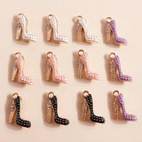 10pcs Girls Sweet Perfume Lollipop Crown Charms for DIY Jewelry